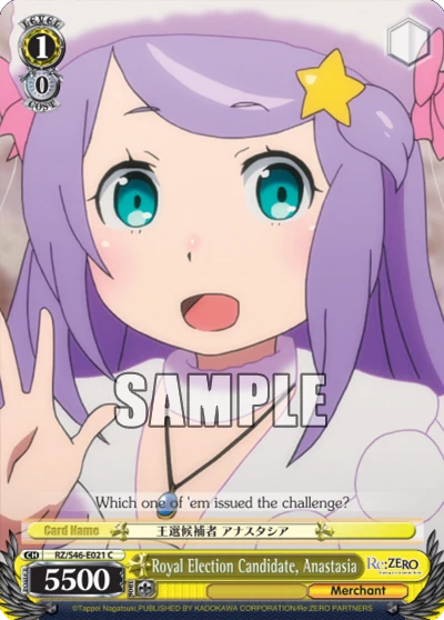 Royal Election Candidate, Anastasia
