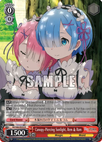 Canopy-Piercing Sunlight, Rem & Ram