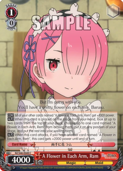 A Flower in Each Arm, Ram
