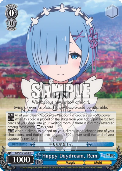 Happy Daydream, Rem