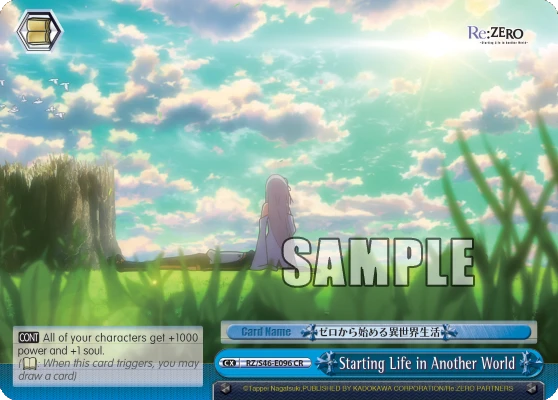 Starting Life in Another World