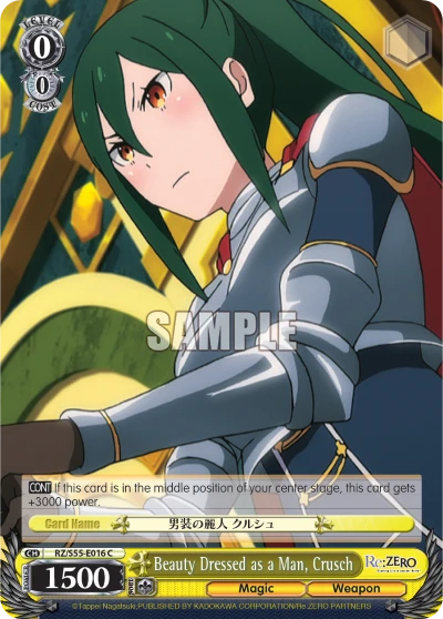 Beauty Dressed as a Man, Crusch