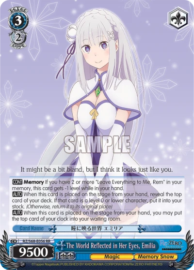 The World Reflected in Her Eyes, Emilia