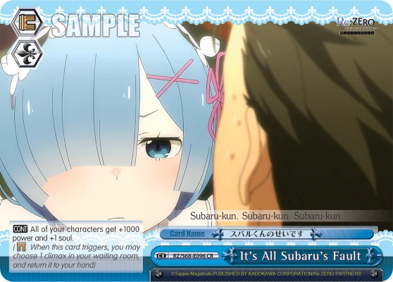 It's All Subaru's Fault