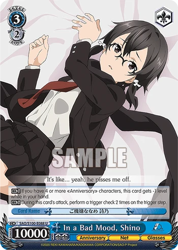 In a Bad Mood, Shino