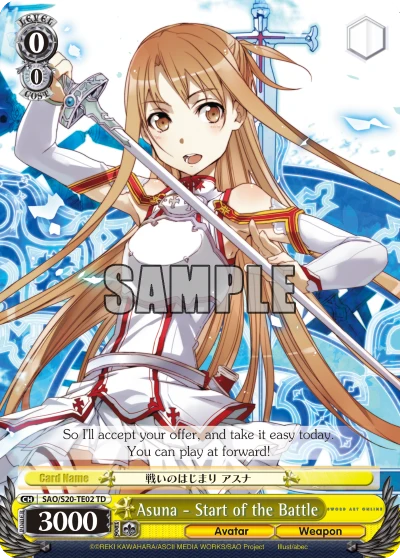 Asuna - Start of the Battle