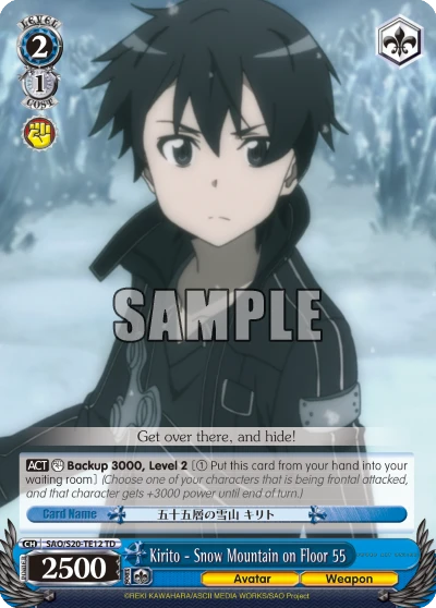 Kirito - Snow Mountain on Floor 55