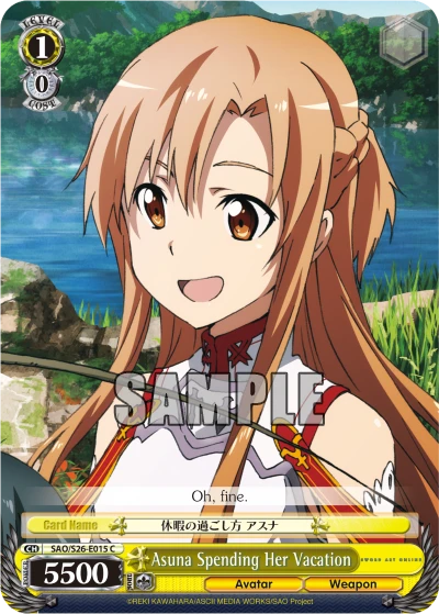 Asuna Spending Her Vacation