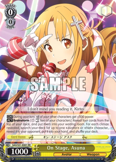 On Stage, Asuna