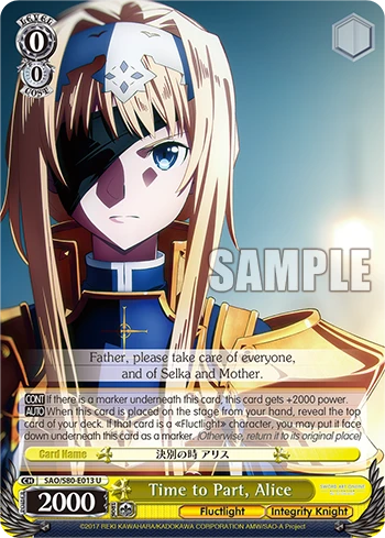 Time to Part, Alice