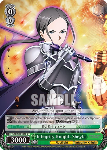 Integrity Knight, Sheyta