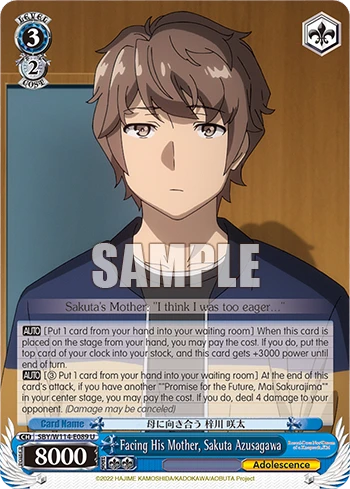 Facing His Mother, Sakuta Azusagawa