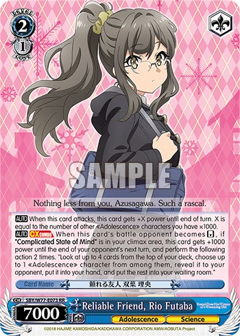Reliable Friend, Rio Futaba