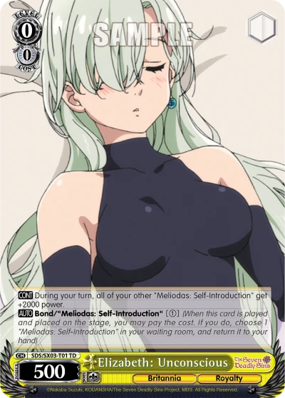 Elizabeth: Unconscious