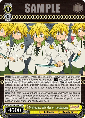 Meliodas: Wielder of Lostvayne
