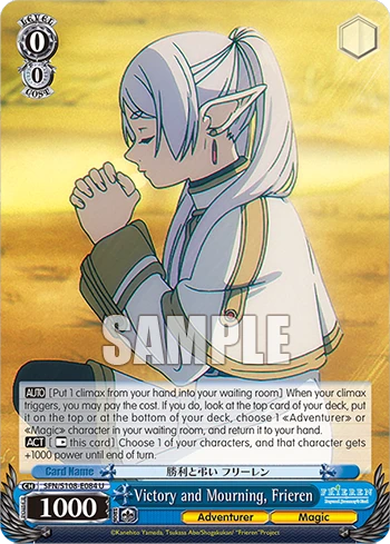 Victory and Mourning, Frieren