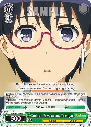 Sudden Revelation, Tomoya