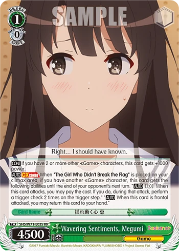 Wavering Sentiments, Megumi