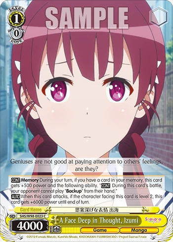A Face Deep in Thought, Izumi