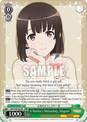 A Maiden's Melancholy, Megumi