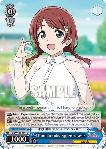 I Found the Cutest Egg, Emma Verde