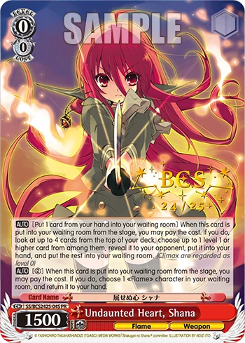 Undaunted Heart, Shana