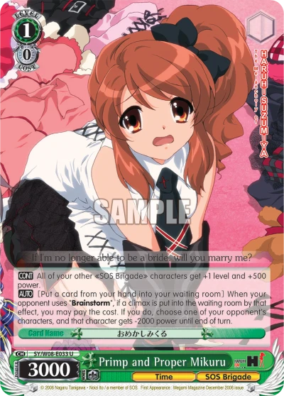 Primp and Proper Mikuru