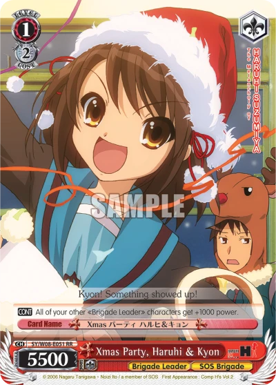 Xmas Party, Haruhi & Kyon