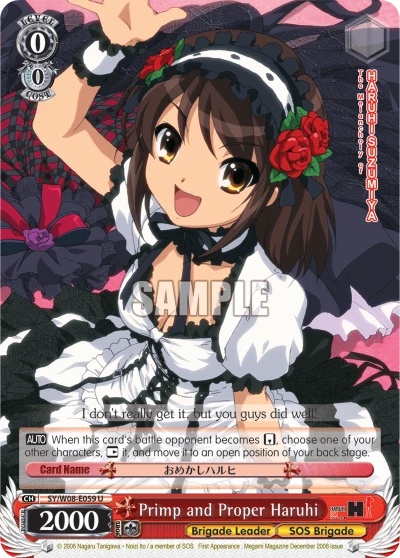Primp and Proper Haruhi