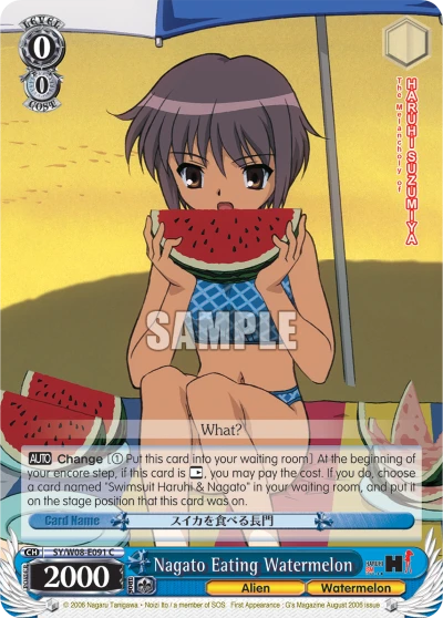 Nagato Eating Watermelon