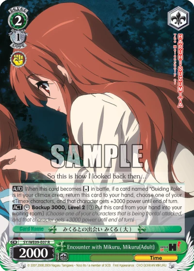 Encounter with Mikuru, Mikuru(Adult)