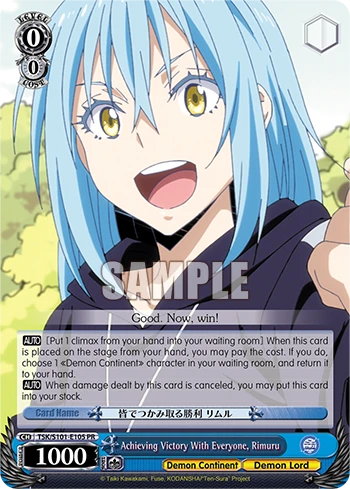 Achieving Victory With Everyone, Rimuru