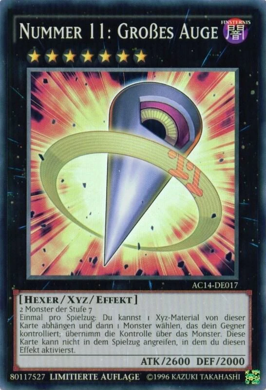 Number 11: Big Eye (German) - "Nummer 11: Großes Auge"