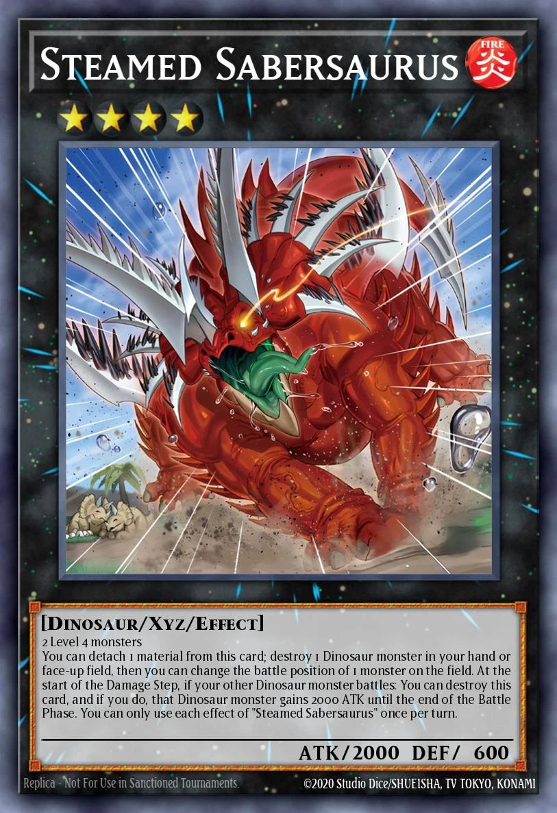 Steamed Sabersaurus