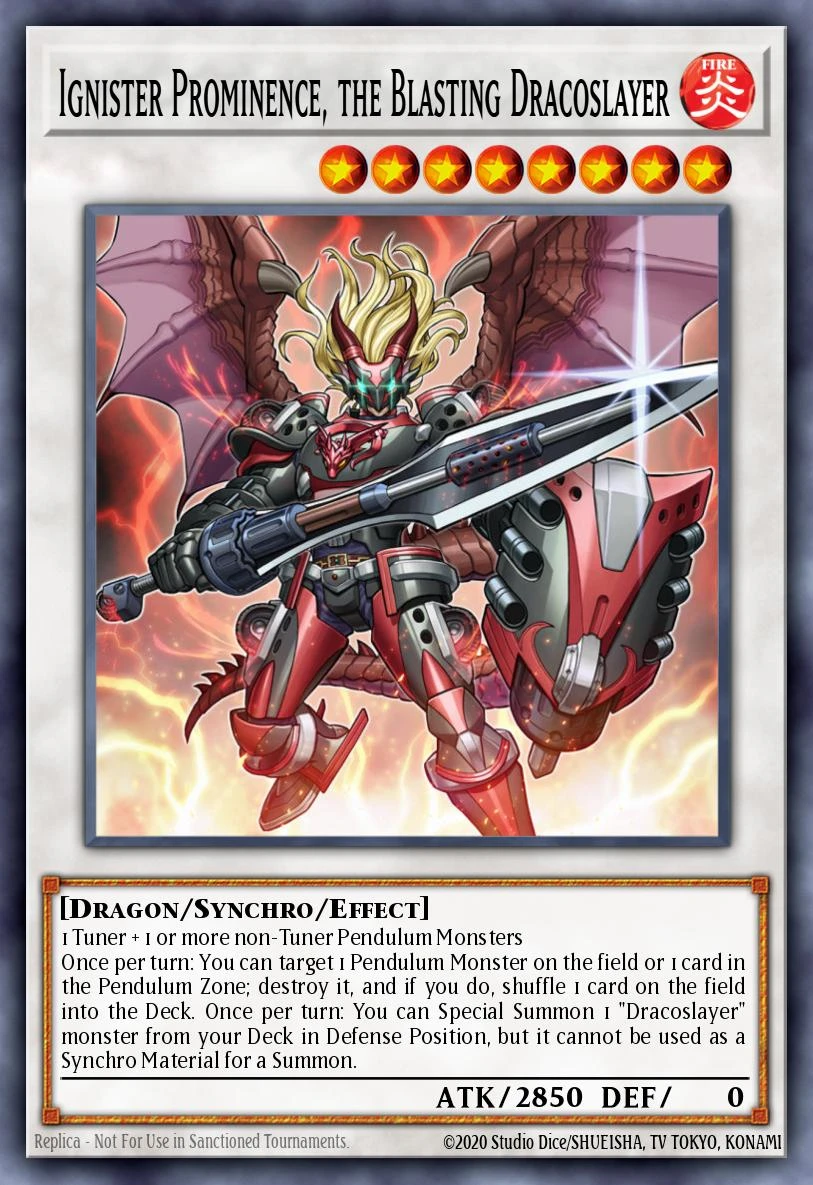 Ignister Prominence, the Blasting Dracoslayer