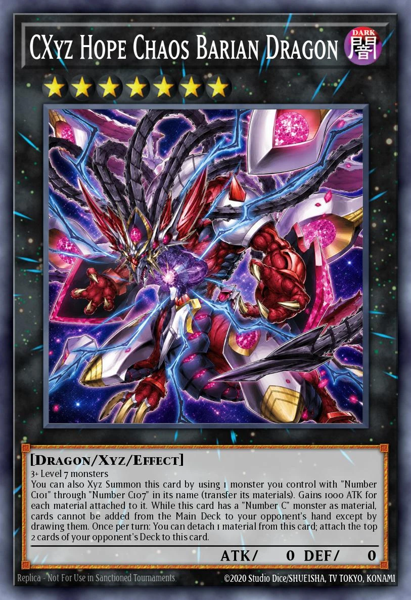CXyz Hope Chaos Barian Dragon