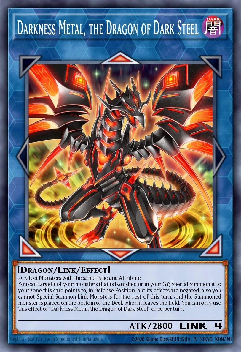 Darkness Metal, the Dragon of Dark Steel