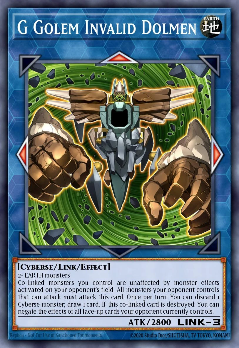 G Golem Invalid Dolmen