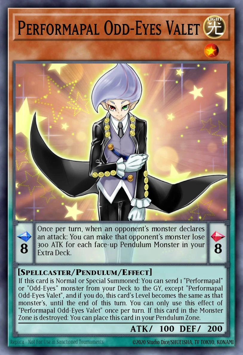 Performapal Odd-Eyes Valet