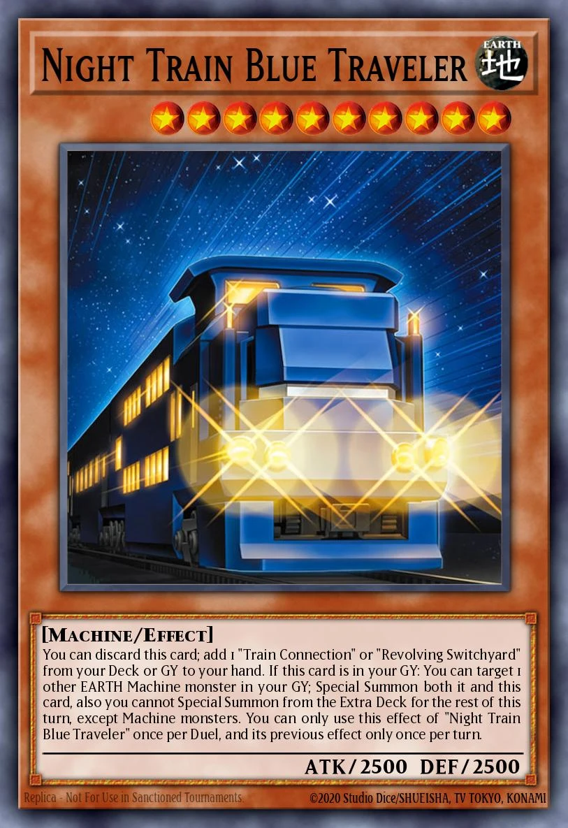 Night Train Blue Traveler
