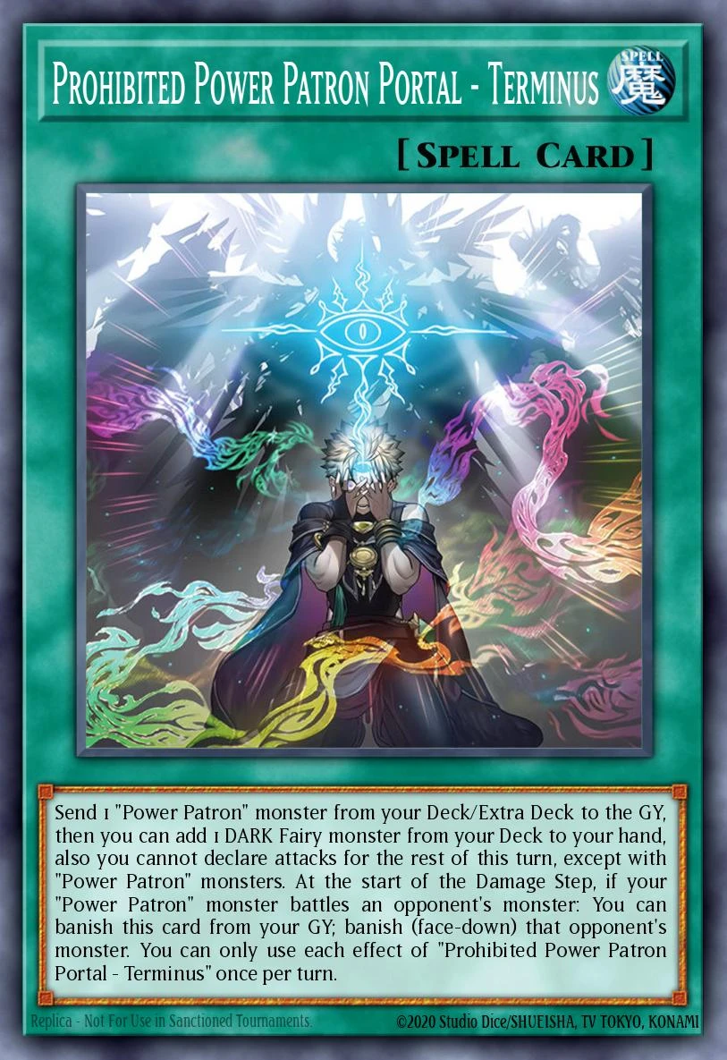 Prohibited Power Patron Portal - Terminus