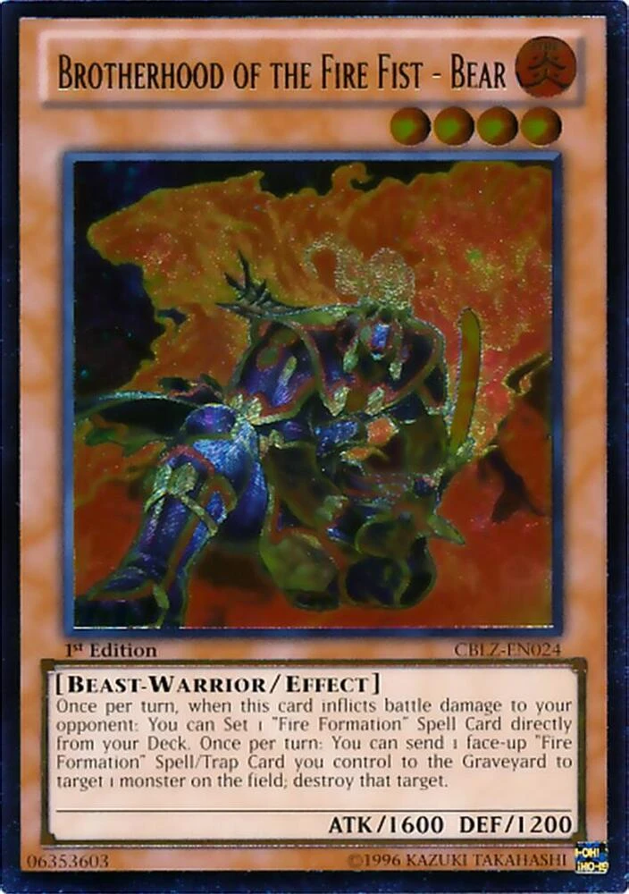 Brotherhood of the Fire Fist - Bear