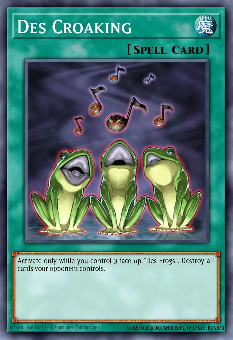 Des Croaking