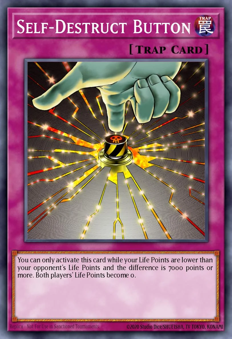 Self-Destruct Button