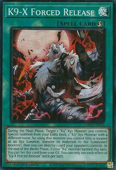 K9-X Forced Release