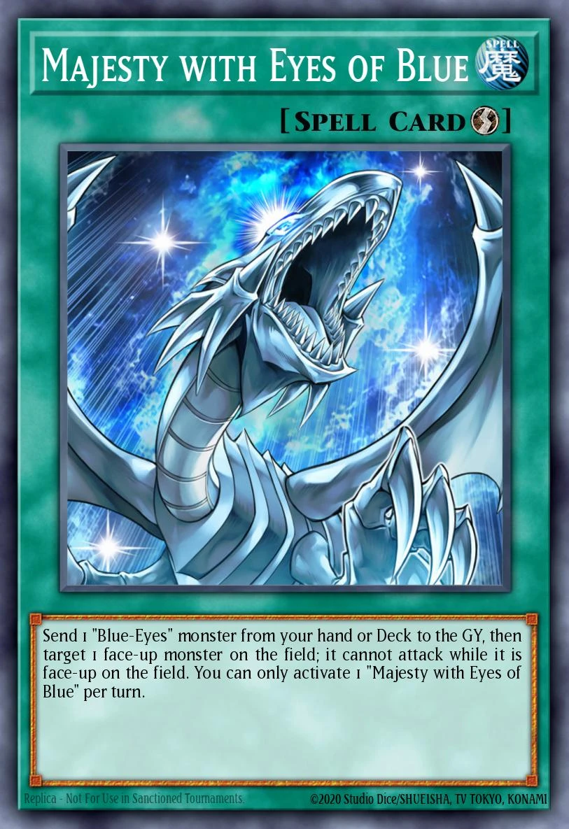 Majesty with Eyes of Blue