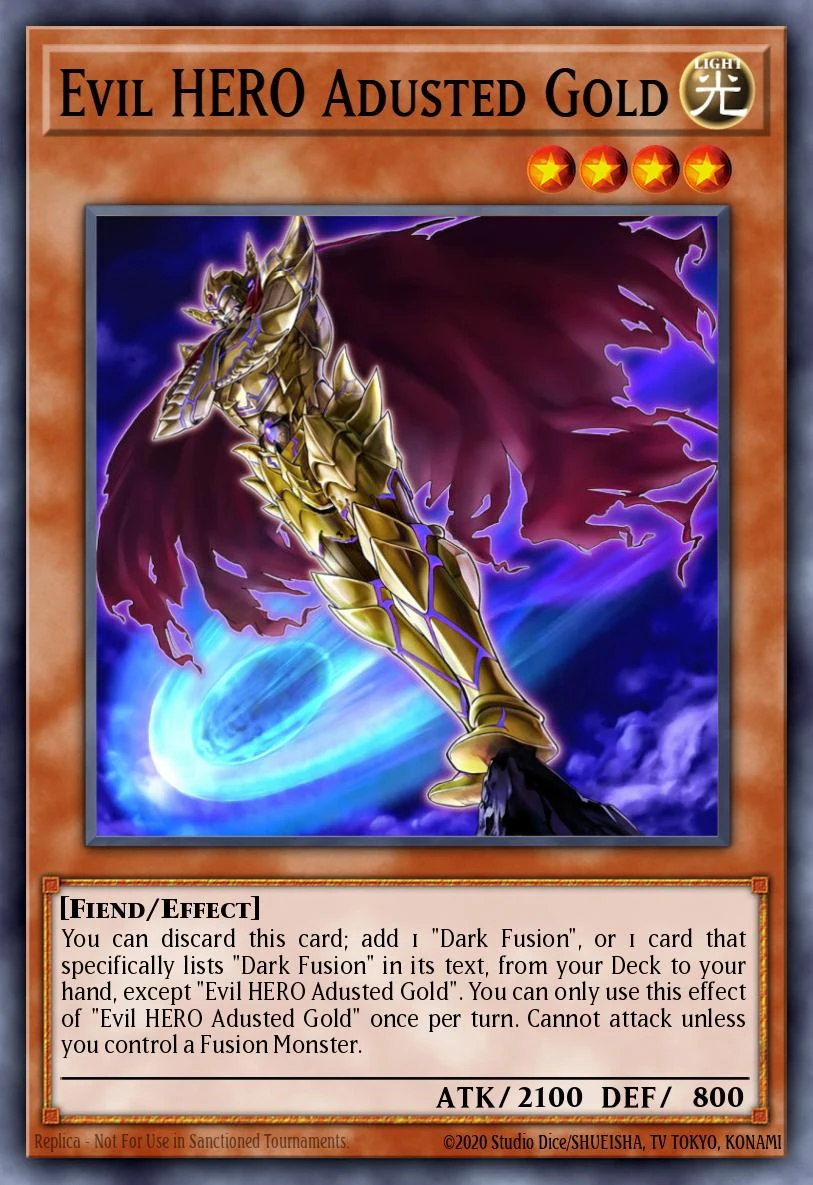 Evil HERO Adusted Gold