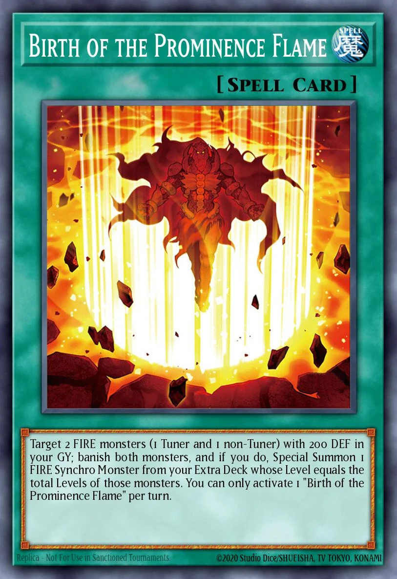 Birth of the Prominence Flame