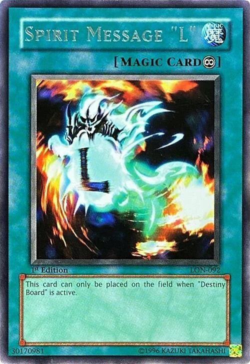 Spirit Message "L"