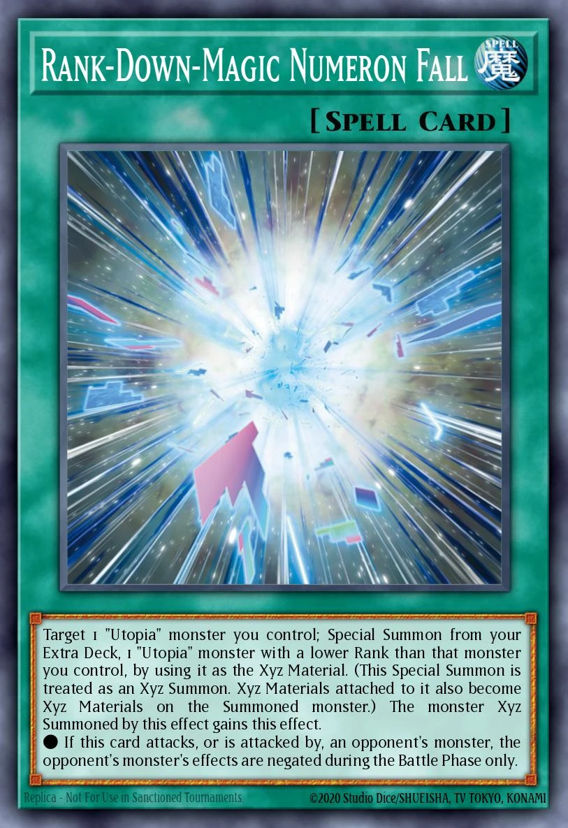 Rank-Down-Magic Numeron Fall